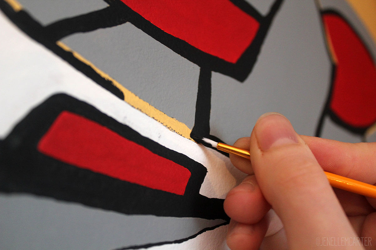 Painting close up Painting close up
