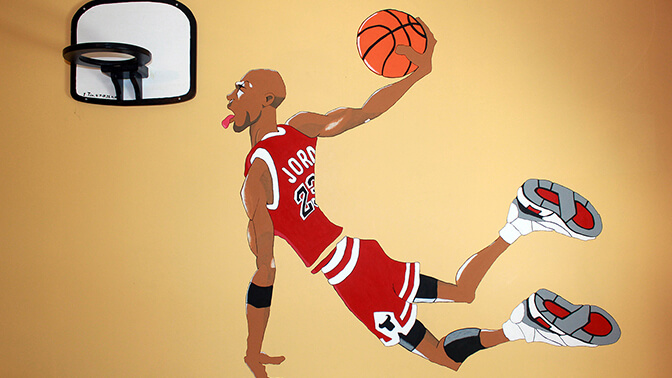 Michael Jordan Mural