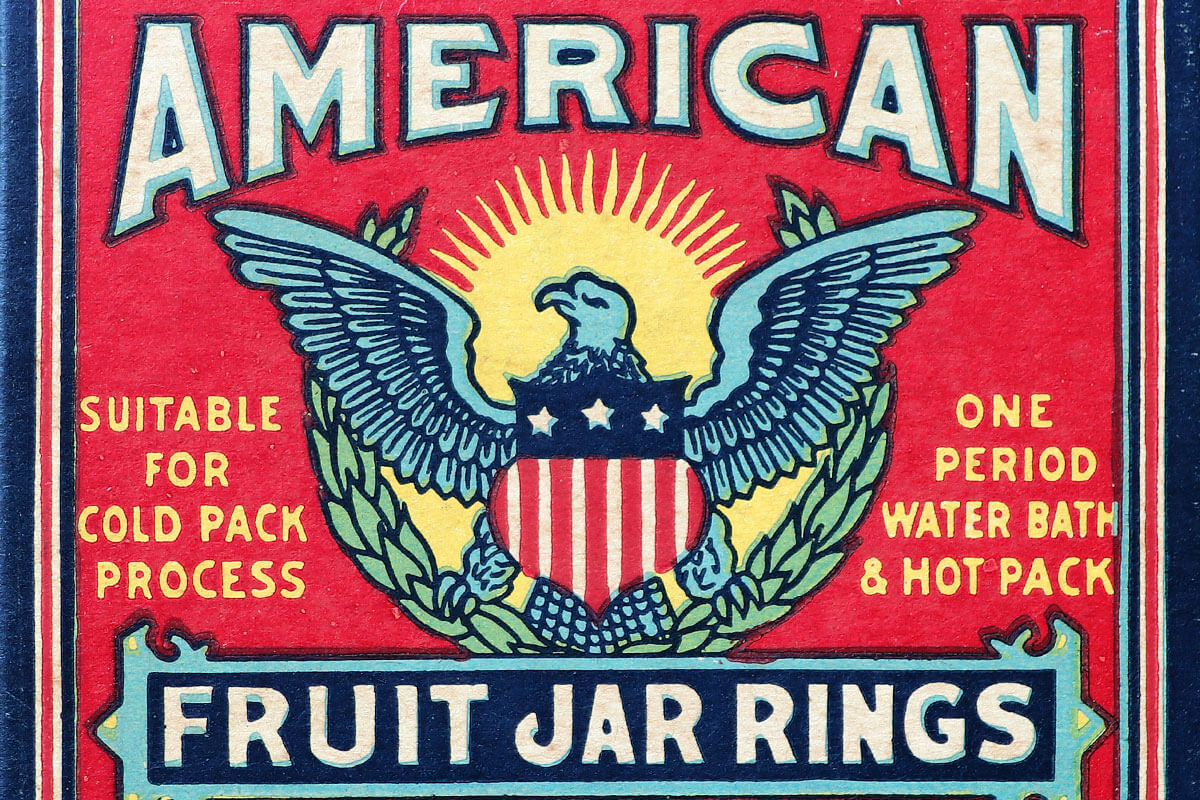 American Fruit Jar Rings vintage box