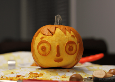My Life as a Zucchini Pumpkin Carving